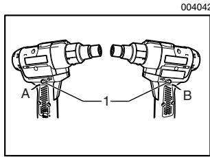 MAKITA BFH090 - Accionamento del interruptor de inversion - 1
