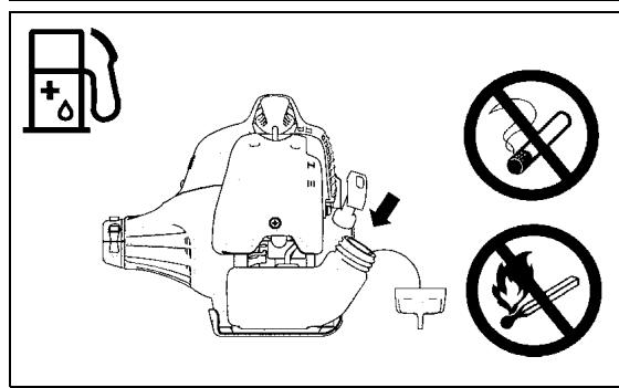 MAKITA DBC260U - Reabastecimento de combustivel - 5