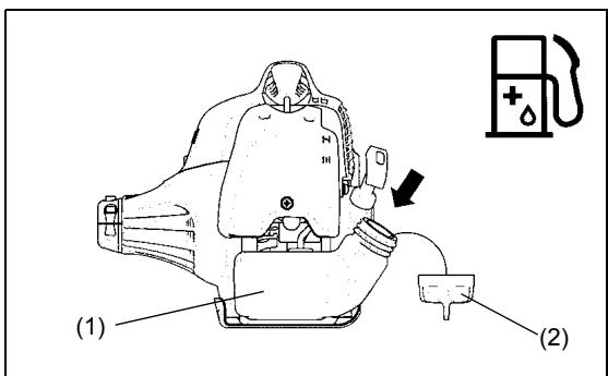 MAKITA DBC260U - Aufbewährung von Kraftstoff - 9