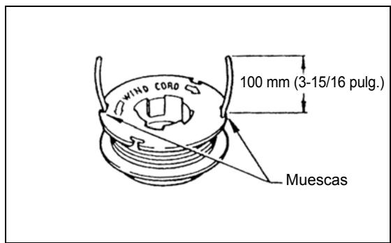 MAKITA DBC260U - Reemplazo del hilo de nylon - 7