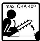 MAKITA DCS401 - Discription of symbols used on chain saws: - 4
