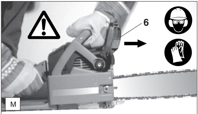 MAKITA DCS401 - Stopping the engine - 2