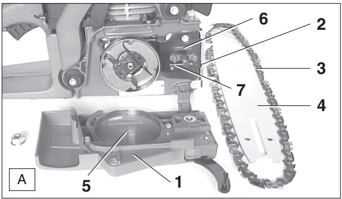 MAKITA DCS401 - Cleaning the brake band and sprocket interior - 4