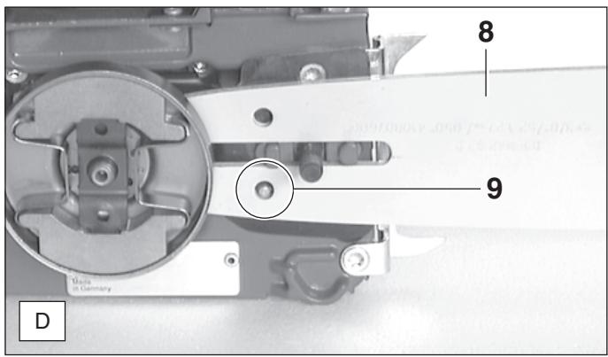 MAKITA DCS401 - Mounting the guide bar and saw chain - 8