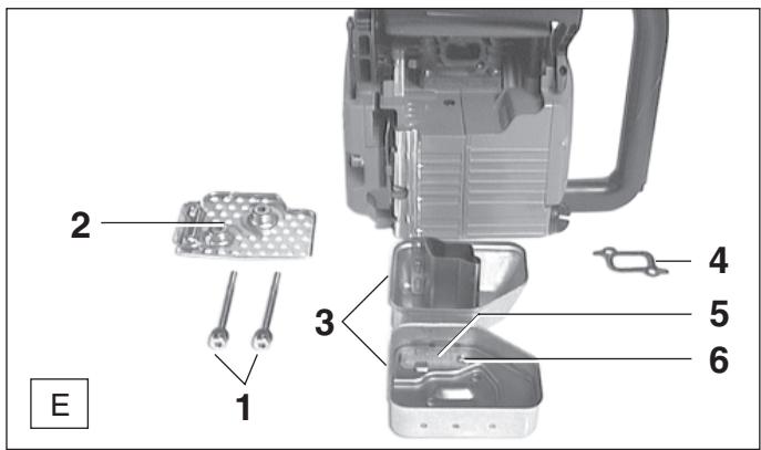 MAKITA DCS401 - Replacing / cleaning the spark arrester screen - 1