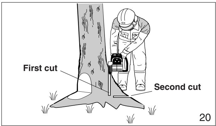 MAKITA DCS401 - Felling instructions: - 3