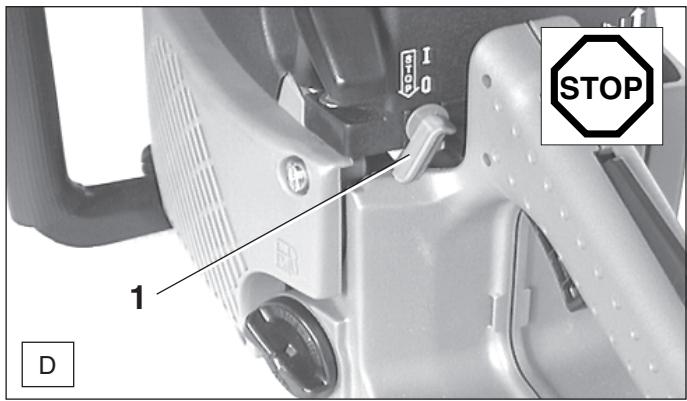 MAKITA DCS401 - Arrête le moteur - 1
