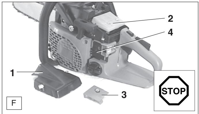 MAKITA DCS520I - Nettoyage du filtre d'air - 1