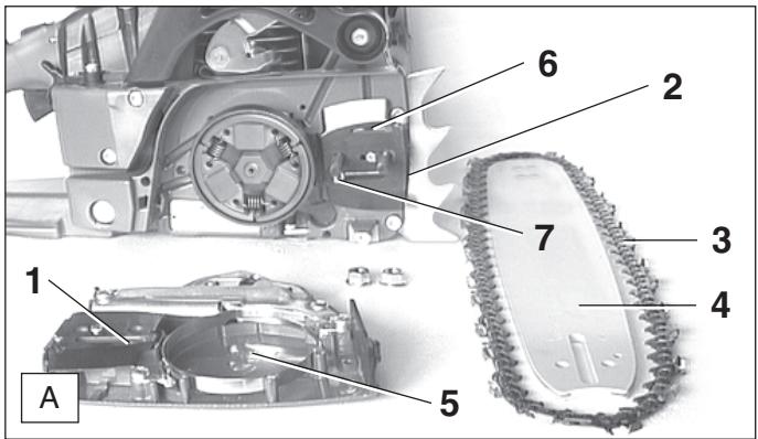 MAKITA DCS540 - Cleaning the brake band and sprocket interior - 4