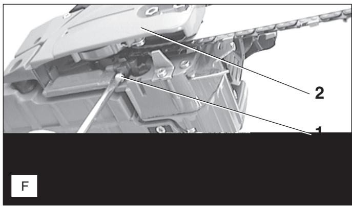 MAKITA DCS540 - Adjusting the chain lubrication - 1