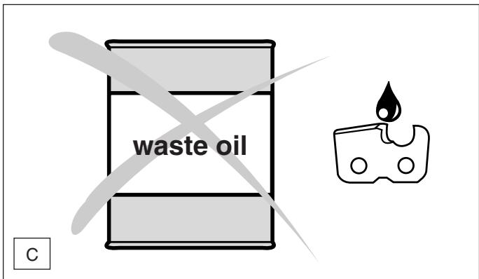 MAKITA DCS540 - Important note on bio-degradable chain oils: - 1