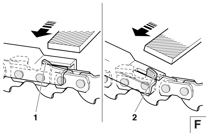 MAKITA DCS6400 - Limé et guidage de la lime - 3