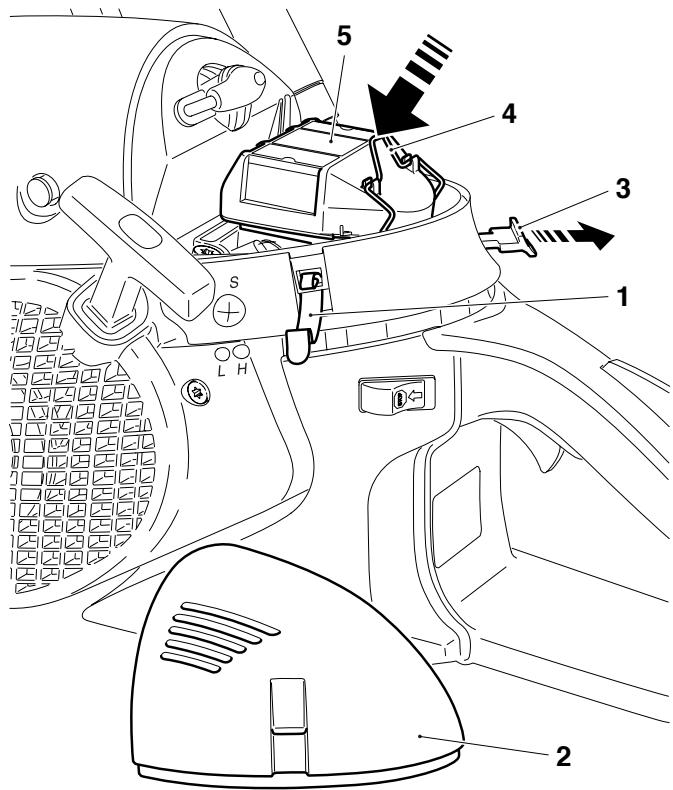 MAKITA DCS6400 - Replacing the fuel filter - 2