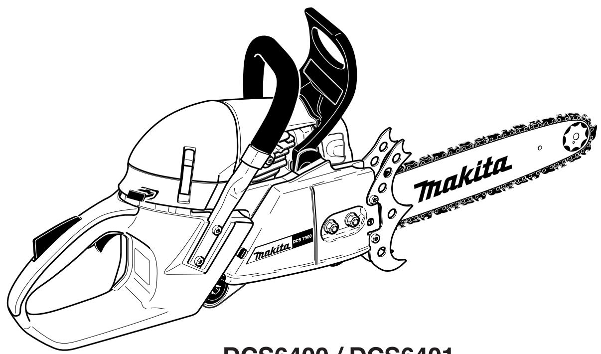 MAKITA DCS6400 - Manuel d'emploi et de sécurité de tronconiennes thermiques - 1