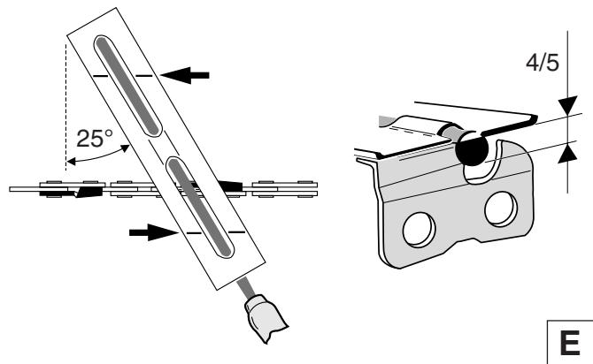 MAKITA DCS6400 - Limé et guidage de la lime - 2