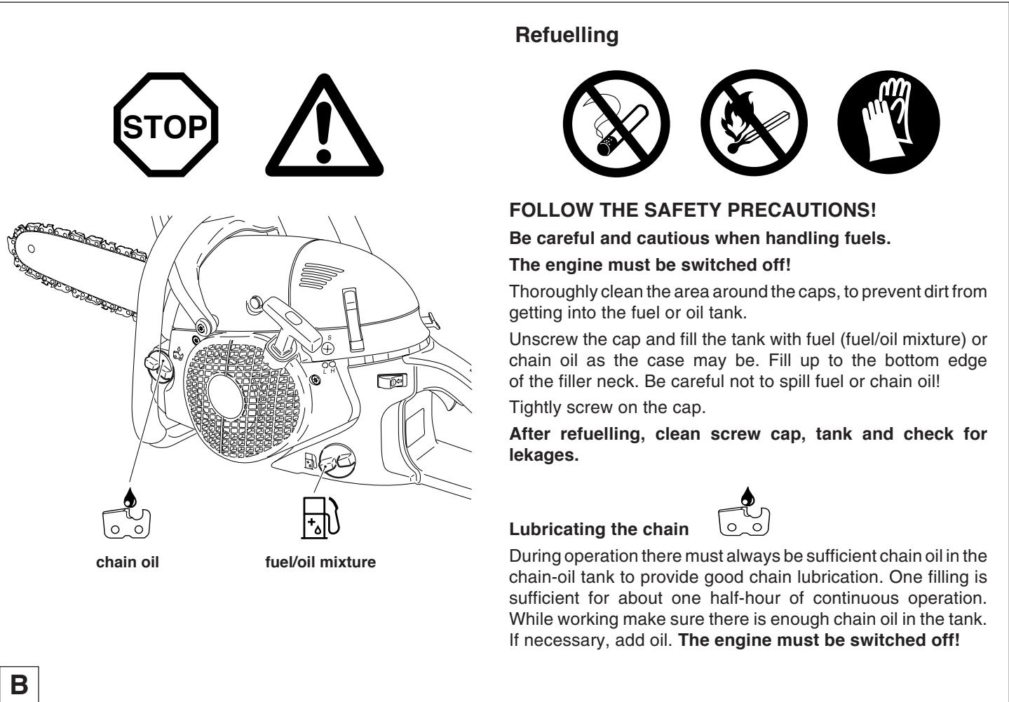 MAKITA DCS6400 - AVOID SKIN AND EYE CONTACT - 1