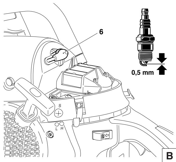 MAKITA DCS6400 - Electrode gap - 1