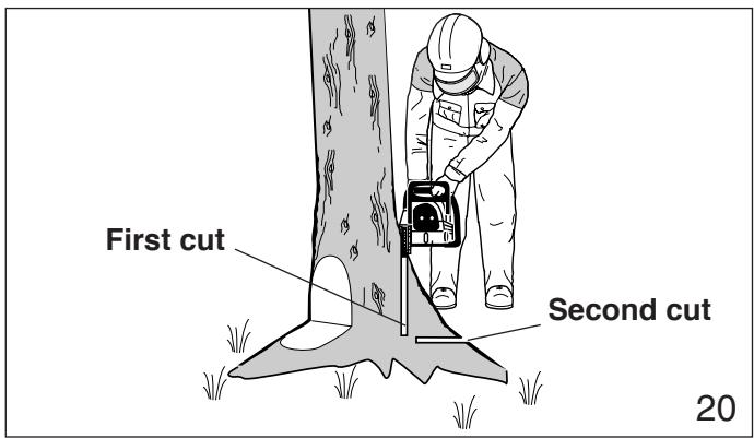 MAKITA DCS6400 - Felling instructions: - 3