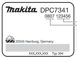 MAKITA DPC7341 - Élimination des déchets et protection de l'environnement - 6