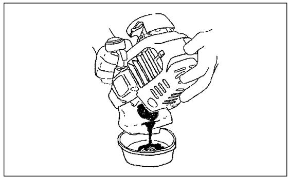 MAKITA EM4251 - REPLACEMENT OF ENGINE OIL - 4