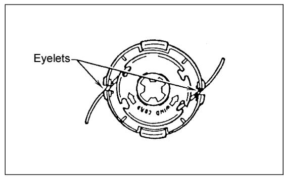 MAKITA EM4251 - Replacing the nylon cord - 6