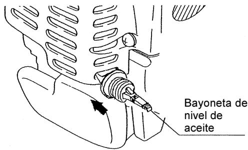 MAKITA EM4251 - Punto 1 de reabastecimiento de aceite: bayoneta de aceite - 3