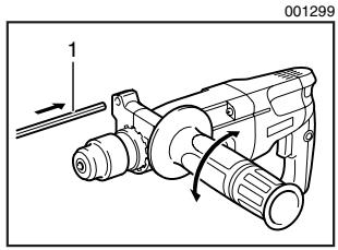 MAKITA HR2451 - (when chipping, scaling or demolishing) - 3