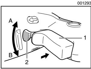 MAKITA HR2451 - Accionamento del interruptor de inversionion - 1