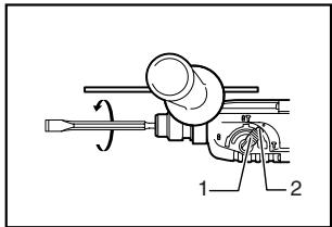 MAKITA HR2451 - Orientation du foret (lors d'un burinage, d'un écaillage, ou de travaux de démolition) - 1