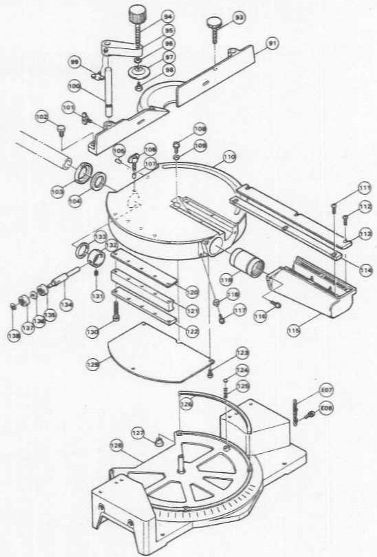 MAKITA LS1011 - Scie multi coupe d'onglet Réglage des angles d'onglet et de biseau - 2