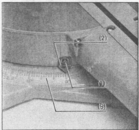 MAKITA LS1011 - 1) Angle d'onglet - 2