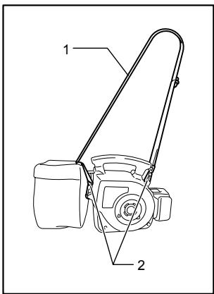 MAKITA LXCV02 - Instalación de la correa para hombre - 1