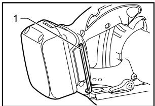 MAKITA BSS610 - Rangement de la clé hexagonale - 1