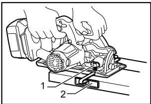 MAKITA BSS610 - Guía lateral (Regla guía) - 1