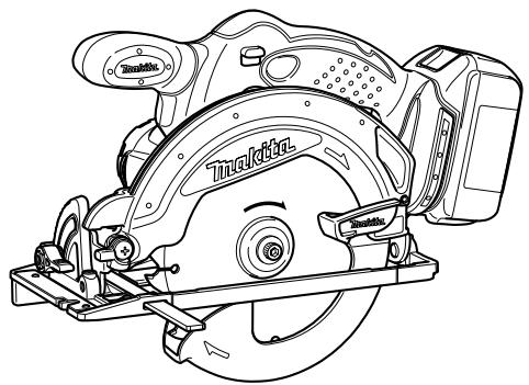 MAKITA BSS610 - Cordless Circular Saw Scie circulaire sans fil Sierra Circular Inalámbrica - 1