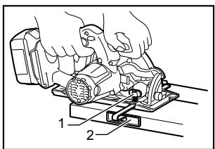 MAKITA BSS610 - Garde parallele (règle de guidage) - 1