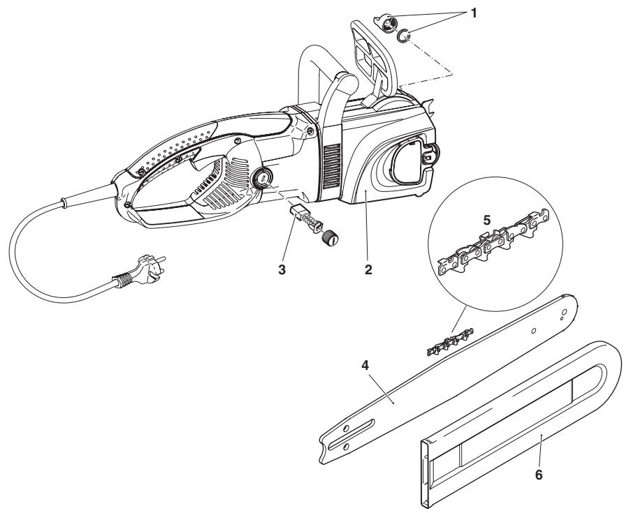 MAKITA ES2140A - Extract from the spare parts list - 1