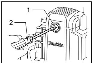 MAKITA RP2301FC - Replacing carbon brushes - 2