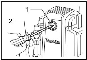 MAKITA RP2301FC - Remplacement des charbons - 2