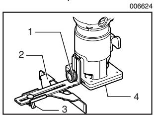 MAKITA 3709 - Straight guide (optional accessory) - 3
