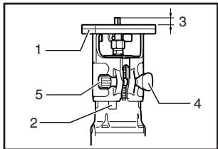 MAKITA 3709 - Adjusting bit protrusion - 1