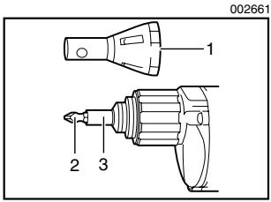 MAKITA 6823 - Instalación o extracción de la BROCA - 2