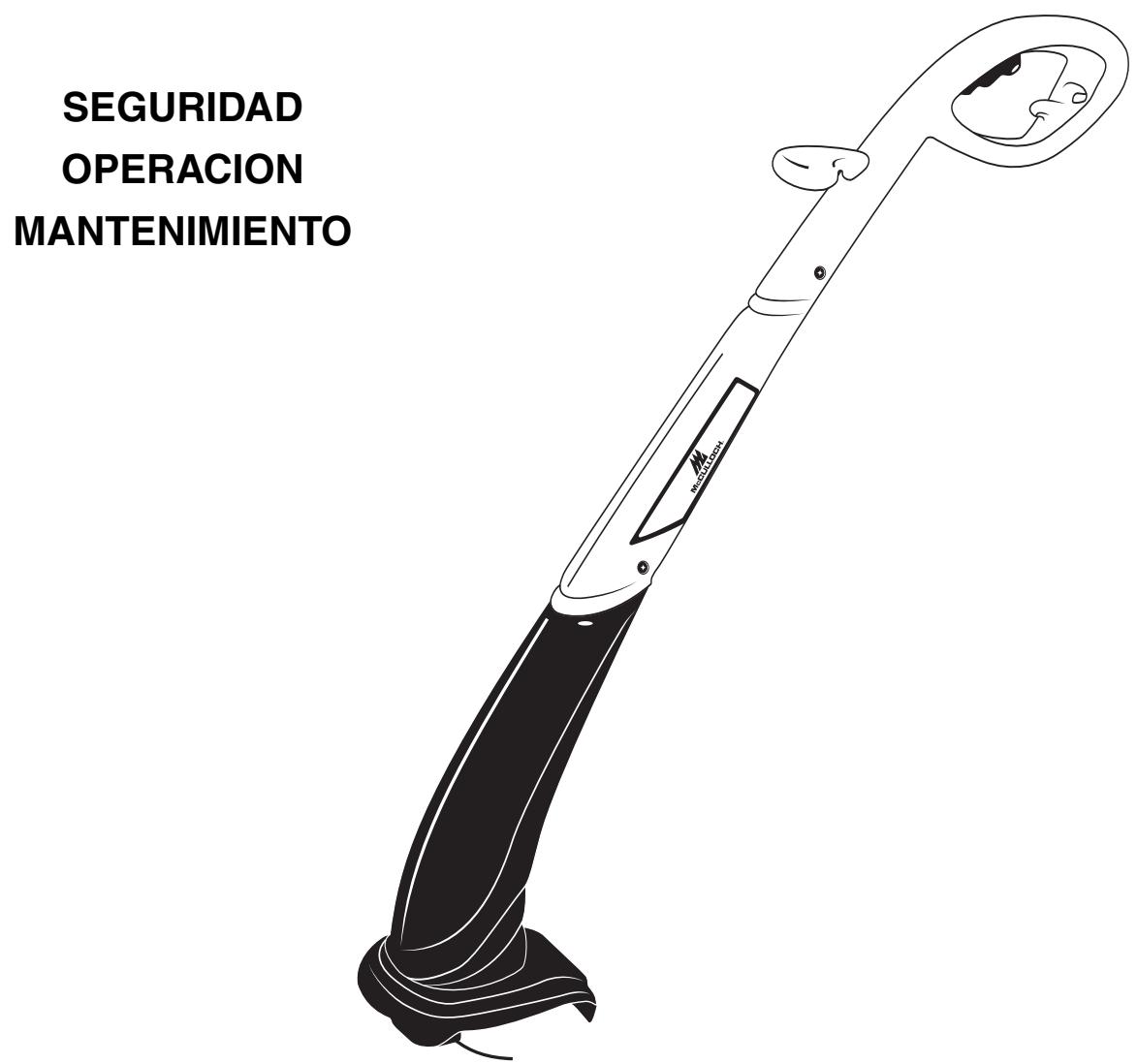 MCCULLOCH MCT2024 - MANUAL DEL USUARIO Recortador/Cortador de Césped Eléctrico - 1