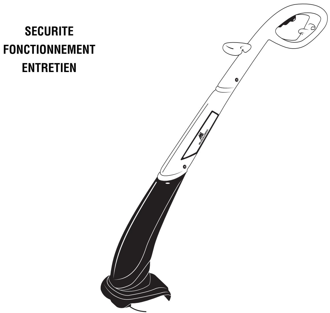 MCCULLOCH MCT2024 - Tailleuse à gazon Électrique - 1