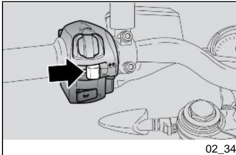 APRILIA SHIVER 750 GT - Para bloquear la direccion: - 1