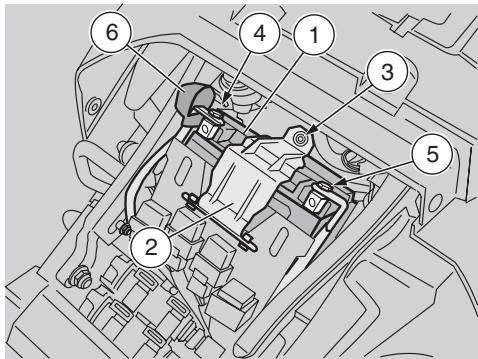 APRILIA ETV MILLE CAPONORD - ETV MILLE CAPONORD ABS - Installation de la batterie - 1