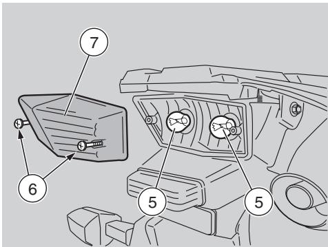 APRILIA ETV MILLE CAPONORD - ETV MILLE CAPONORD ABS - Reemplacement de l'ampoule du FEU arriere - 1