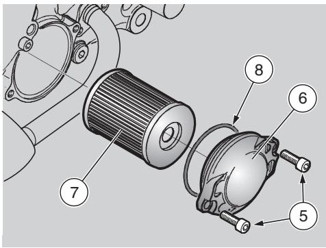 APRILIA ETV MILLE CAPONORD - ETV MILLE CAPONORD ABS - MOTORÖLFILTER WECHSELN - 1