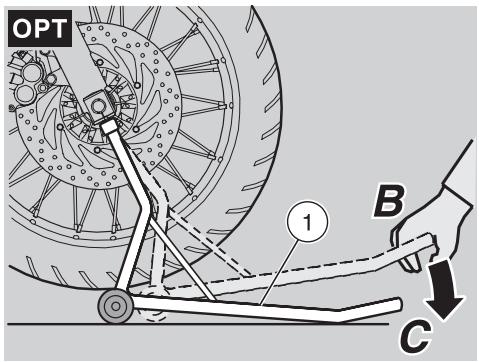 APRILIA ETV MILLE CAPONORD RALLY - CONTROLE DE L'AXE FIXE DE BRAS OSCILLANT - 2