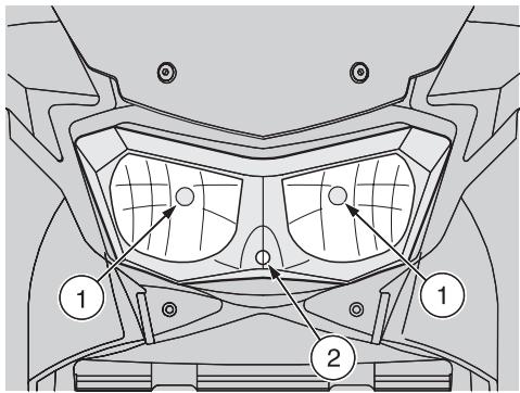 APRILIA ETV MILLE CAPONORD RALLY - REEMPLACEMENT DES AMPOULES DU TABLEAU DE BORD - 1